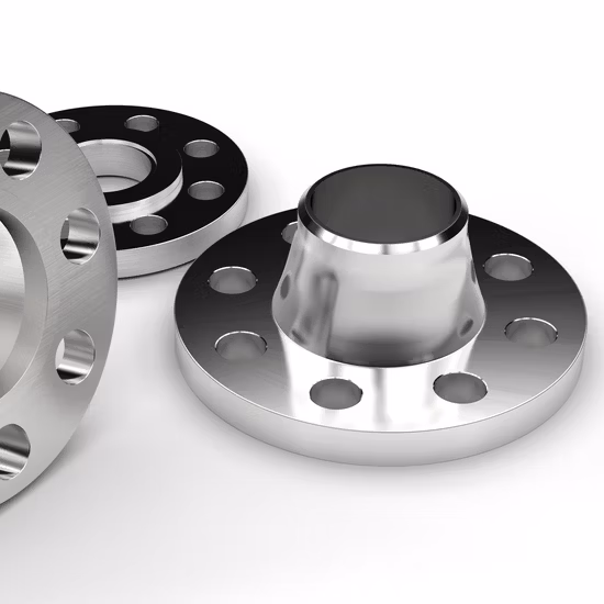 ANSI B16.5/ASTM A105 DIN/GOST/BS 탄소강/Q235/스테인레스강 FF RF Wn/So/스레드/플레이트/소켓 단조 플랜지 중국 제조