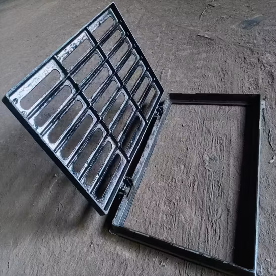 배수 시스템용 연성 주철 우물 뚜껑 및 배수 창살